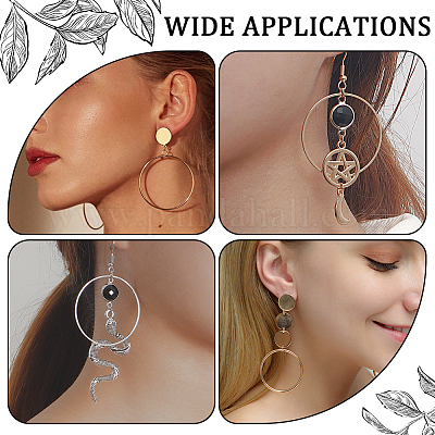 20 шт. 2-х цветные латунные соединительные кольца KK-BBC0010-03-1