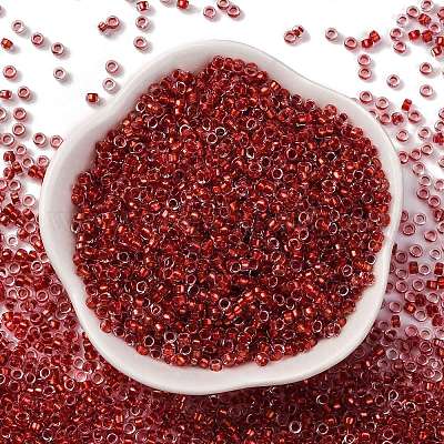 Стеклянные цилиндрические бусины SEED-L011-11B-09-1