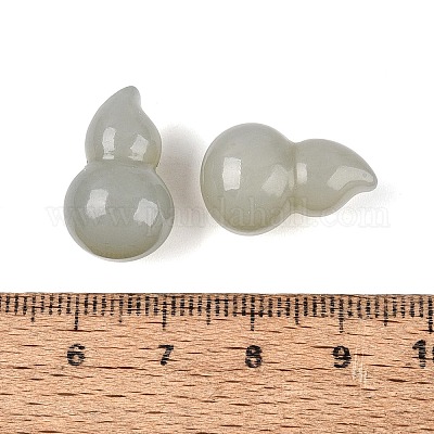 Dekorationen aus natürlichem hetianischem Jade-Kürbis&nbsp;G-N371-03-1