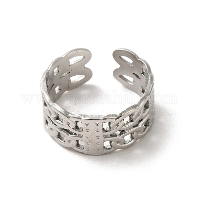 Кольца из нержавеющей стали 201 RJEW-H223-02P-09-1