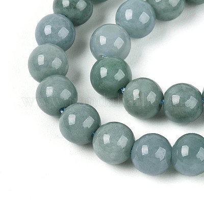 Естественный жадеит бисер пряди&nbsp;G-N353-07B-01-1