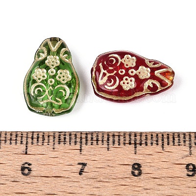 Стеклянные бусины в виде птиц GLAA-T025-41M-1