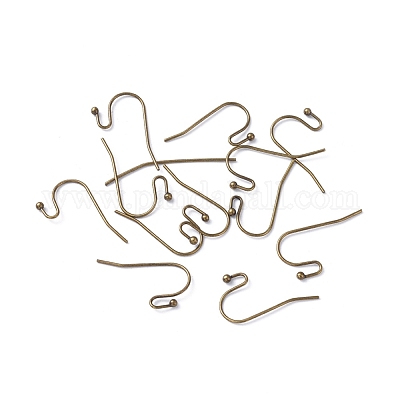 Латунь серьги крючки для серег конструкций KK-M142-01AB-RS-1