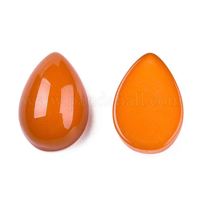 Cabochons en résine opaque&nbsp;RESI-N022-08C-1