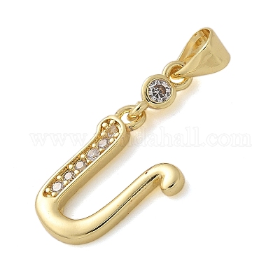 Латунные микро проложить кубического циркония подвески KK-M319-02G-U-1