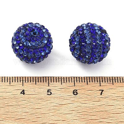 Полосатый узор полимерная глина стразы бусины CLAY-NH0001-01I-1