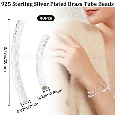 Бисера латунной трубки KK-CN0002-17-1