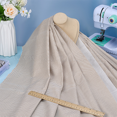 Полосатые хлопчатобумажные ткани&nbsp;DIY-FG0008-69D-1