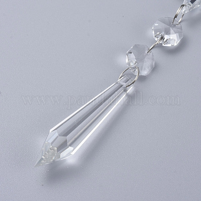 Хрустальная люстра призмы AJEW-G025-B03-1