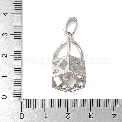 Латунная бусина KK-U057-09P-1