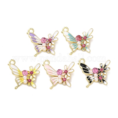 Подвески из эмали и сплава&nbsp;ENAM-K076-27G-1