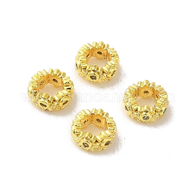 Стойки обшивки латунные бусины KK-B088-01A-03G-1