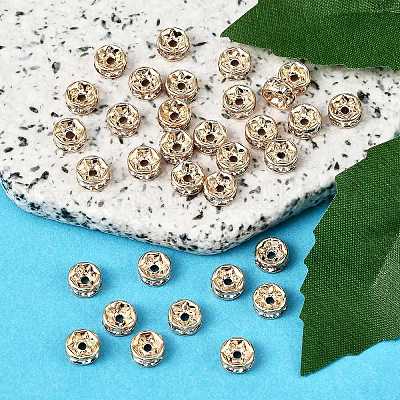 Латунные бусины разделители для поставки стразов RB-A014-Z6mm-01LG-NF-1