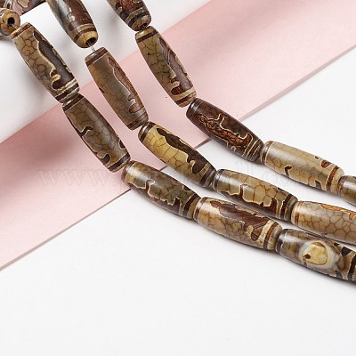 Тибетского стиля DZI бисер нитей G-A024-01F-1