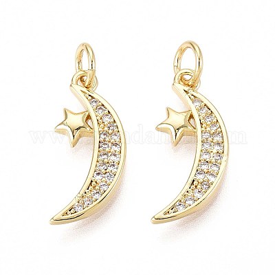 Латунные микро проложить кубического циркония подвески KK-T071-104G-1