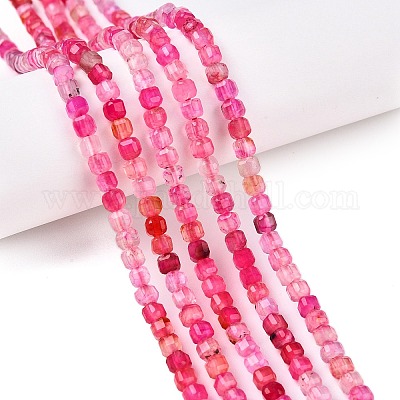 Окрашенные естественный агат бисер пряди G-T138-211G-1