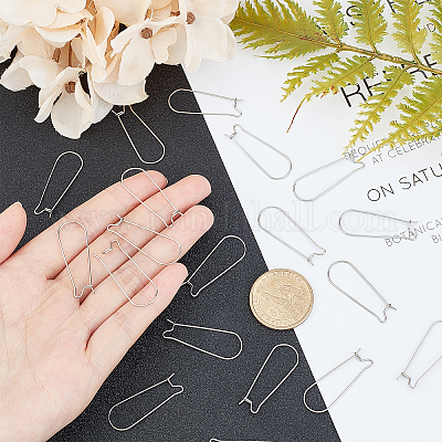 Серьги-кольца из нержавеющей стали 304 STAS-UN0018-22P-1