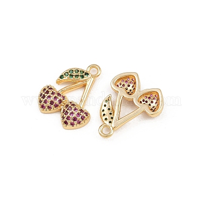 Латунные микро проложить кубического циркония подвески KK-C115-03D-04G-1