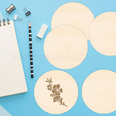 6 шт. необработанной древесной щепы&nbsp;AJEW-CP0009-86-1