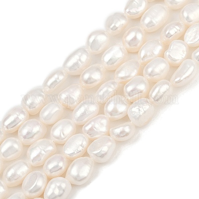 Нити из натурального культивированного пресноводного жемчуга PEAR-P064-20J-06A-1