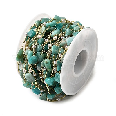 Цепочки из бисера из натурального амазонита ручной работы CHC-F020-04G-06-1