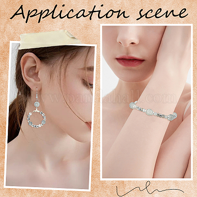 8 нити прозрачные гальванические стеклянные бусины нити GLAA-BBC0001-04B-1