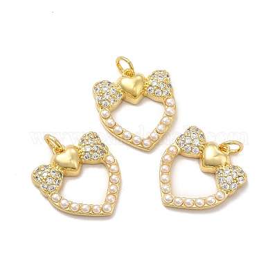 Покрытие стойки латунь микропаве прозрачные подвески из кубического циркония KK-A177-26G-1