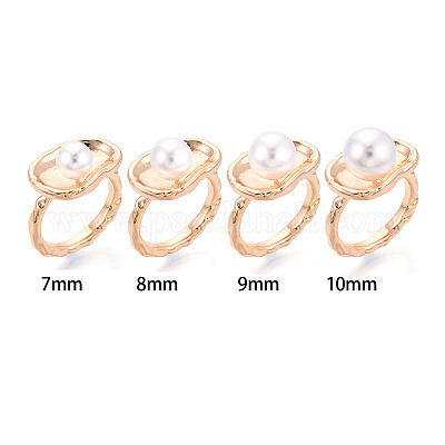 Овальные латунные оправы для колец KK-T076-37G-1