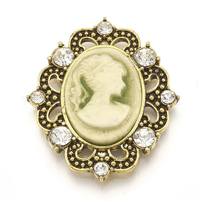 Cabochon in lega&nbsp;RB-N050-04-18AG-1
