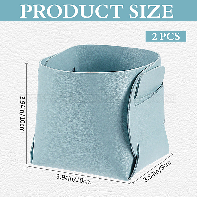 2 шт. Пластина для украшений из искусственной кожи AJEW-CN0002-74B-1