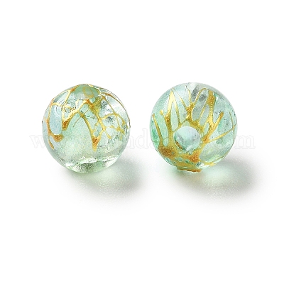 Прозрачных бусин акриловые треск DACR-D300-01E-8mm-1