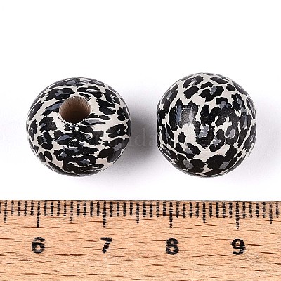 Набивные шима деревянные бусины WOOD-N017-01B-1