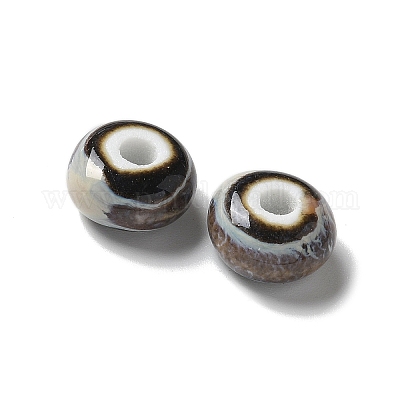 Фарфоровые бусины ручной работы PORC-L080-B22-1