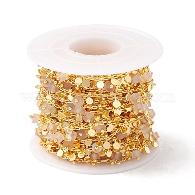 Цепочки из бисера из натурального серого агата CHC-K012-01G-03-1