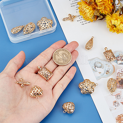 12шт 6 латунные подвески KK-PH0002-61-1