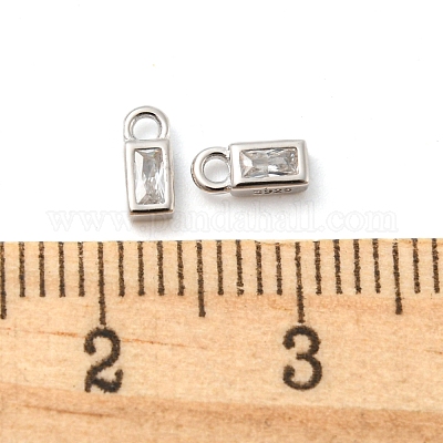 Подвески из настоящего серебра с платиновым покрытием и родиевым покрытием 925 проба STER-K176-03E-P-1