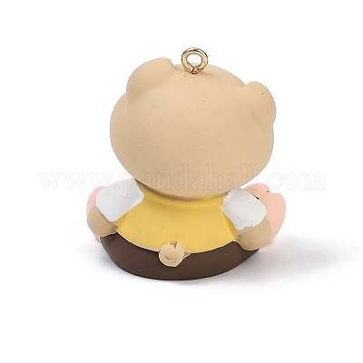 Подвески из непрозрачной смолы RESI-S018-01C-G-1