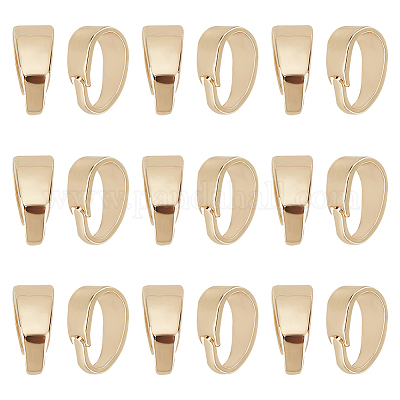 200 шт. латунные защелки на дужках KK-BBC0011-42-1