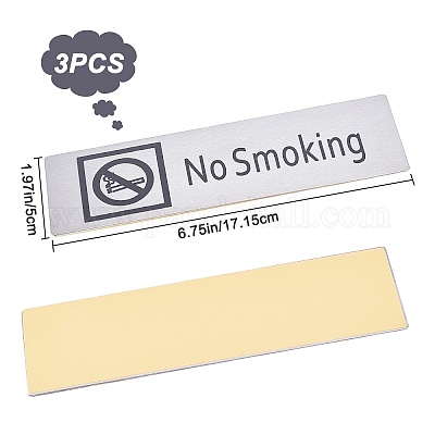 Наклейки-знаки из нержавеющей стали 430 STAS-GF0001-06D-1