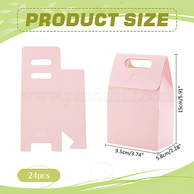 Прямоугольные бумажные подарочные пакеты с дырочной ручкой CON-WH0088-86A-1