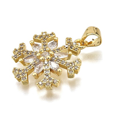 Стойки обшивки латунь микро проложить Циркон подвеску KK-K401-59G-1