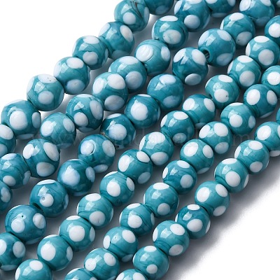 Бусины лэмпворк &nbsp;LAMP-D002-8mm-01E-1