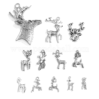 Сплавочные подвески тибетского стиля TIBE-CJ0001-06-RS-1