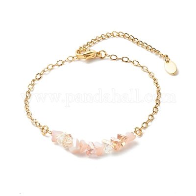 Wholesale Electroplate Glass Beaded Bracelets 