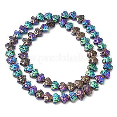 Стеклянные бусины с гальваническим покрытием  EGLA-F158-FP02-A-1