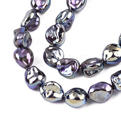 Абс пластик имитация жемчуга бусины пряди KY-N015-11-A01-1