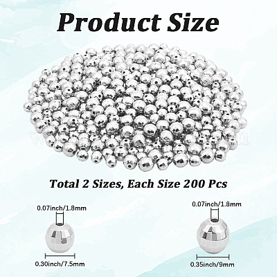 400шт 2 стиля пластиковые бусины ccb&nbsp;CCB-PA0001-16-1