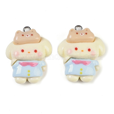 Подвески из собачьей смолы RESI-U004-02D-1