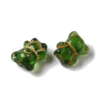 Прозрачные бусины лэмпворк LAMP-P065-06A-03-1