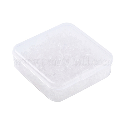 1000шт 2 стиля экологически чистые пластиковые серьги-гвоздики KY-YW0001-11-1